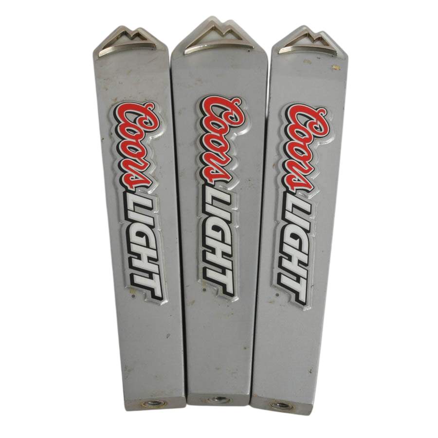 Selection of Five Coors Light Beer Tap Handles-2