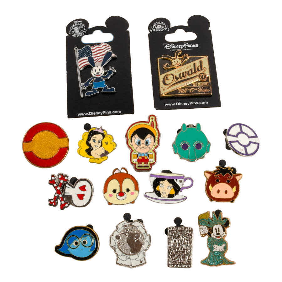 Fifteen Disney Trading Pins-1
