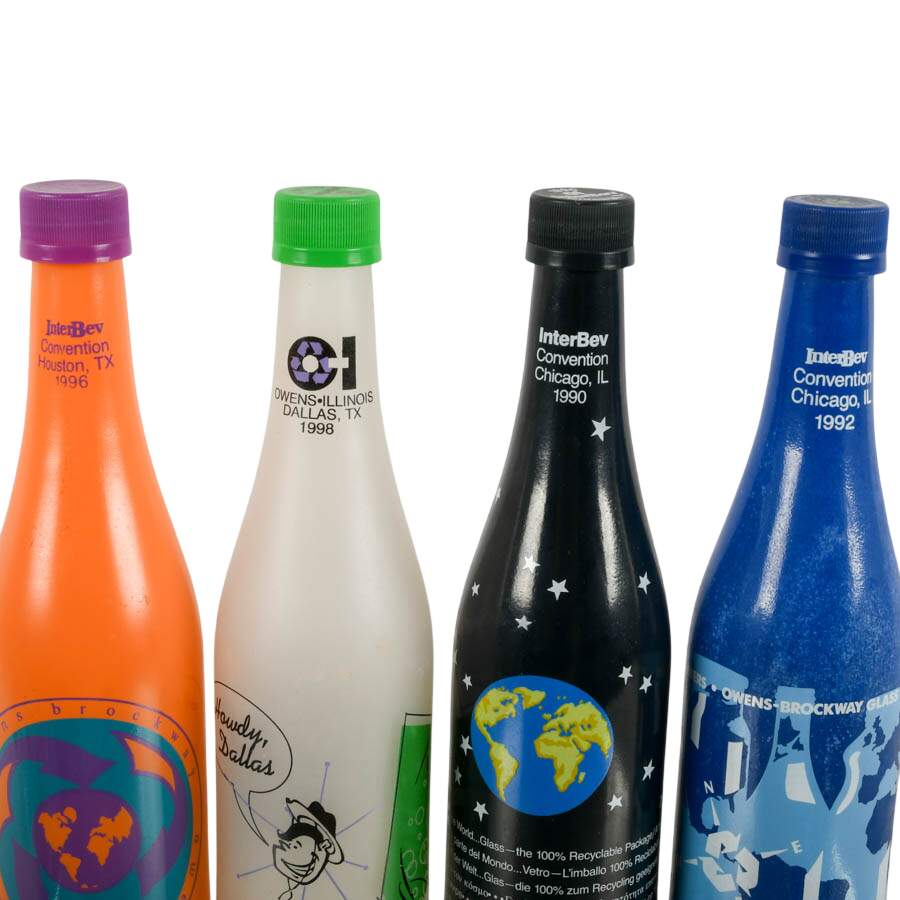 Four Recycling Themed NSDA Convention Commemorative Bottles 1990-1998-4