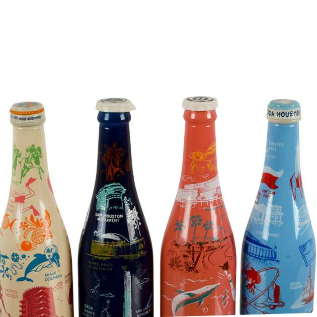 Set of Four Miami & Houston NSDA Convention Commemorative Bottles-4