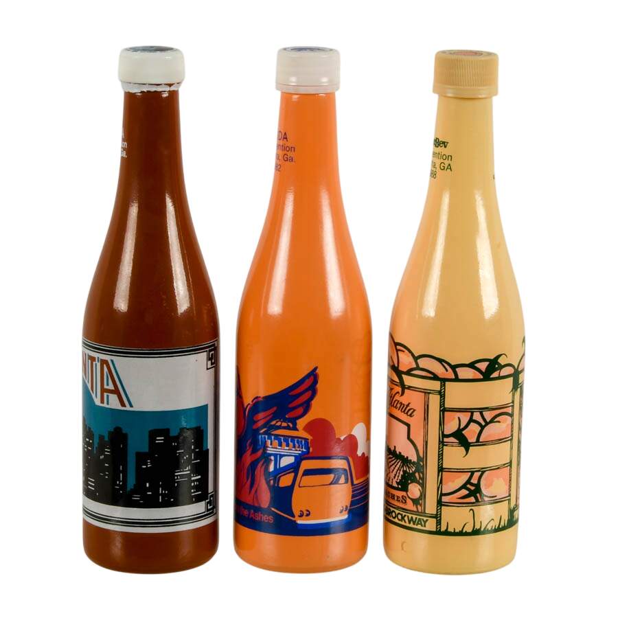 Set of Three Atlanta Georgia NSDA Convention Commemorative Bottles-2