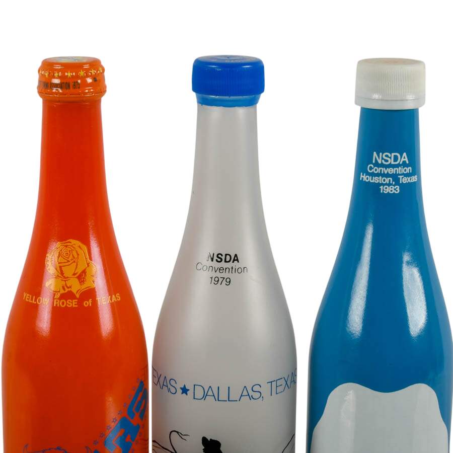 Set of Three Texas NSDA Convention Commemorative Bottles-3