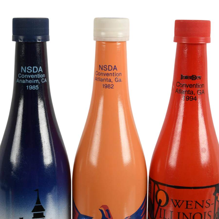 Set of Six NSDA Convention Commemorative Bottles 1973-1994-5