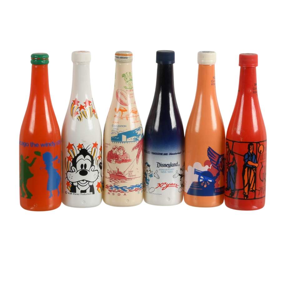 Set of Six NSDA Convention Commemorative Bottles 1973-1994-3