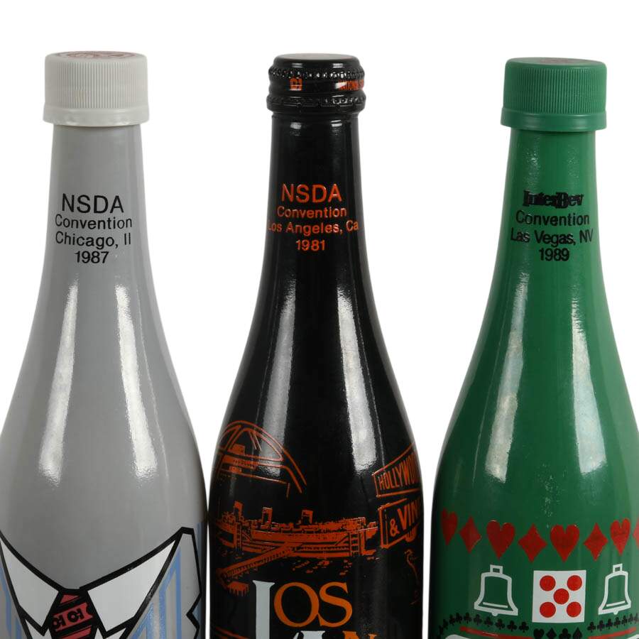 Six-Piece NSDA Convention Commemorative Bottles 1977-1989-5