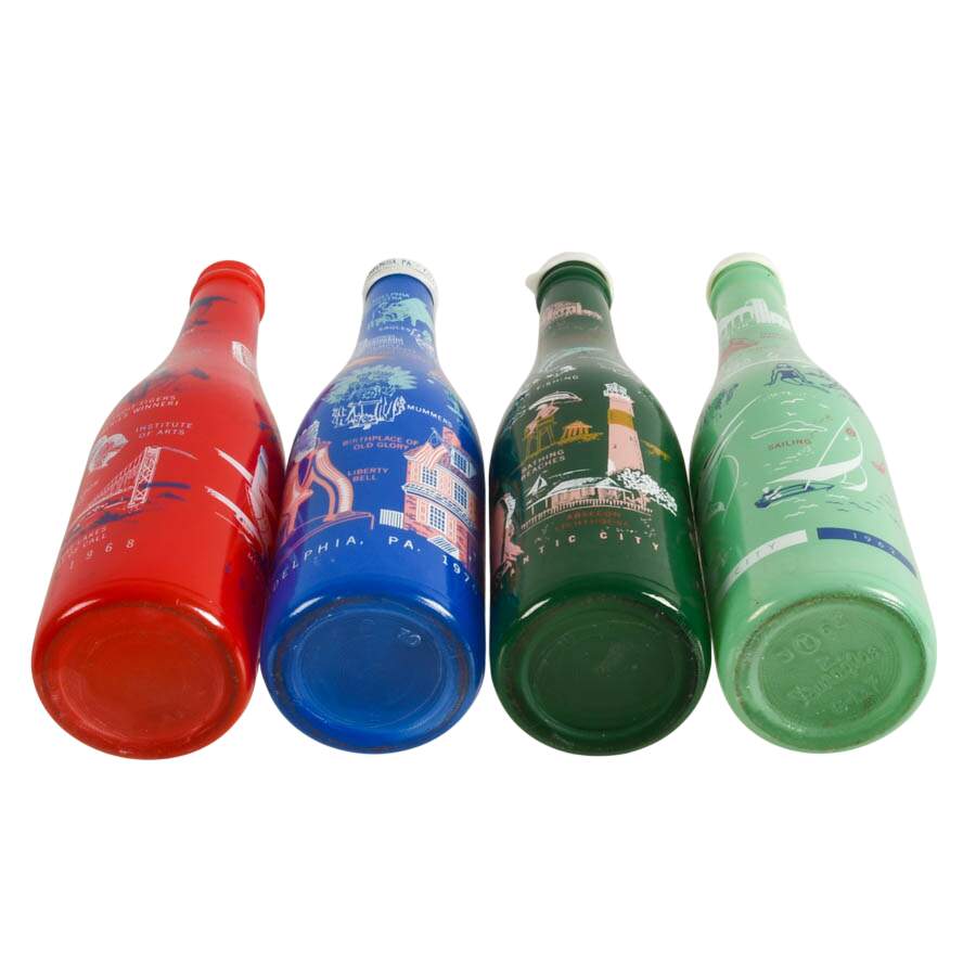 Set of Four NSDA Convention Commemorative Bottles 1962-1970-6