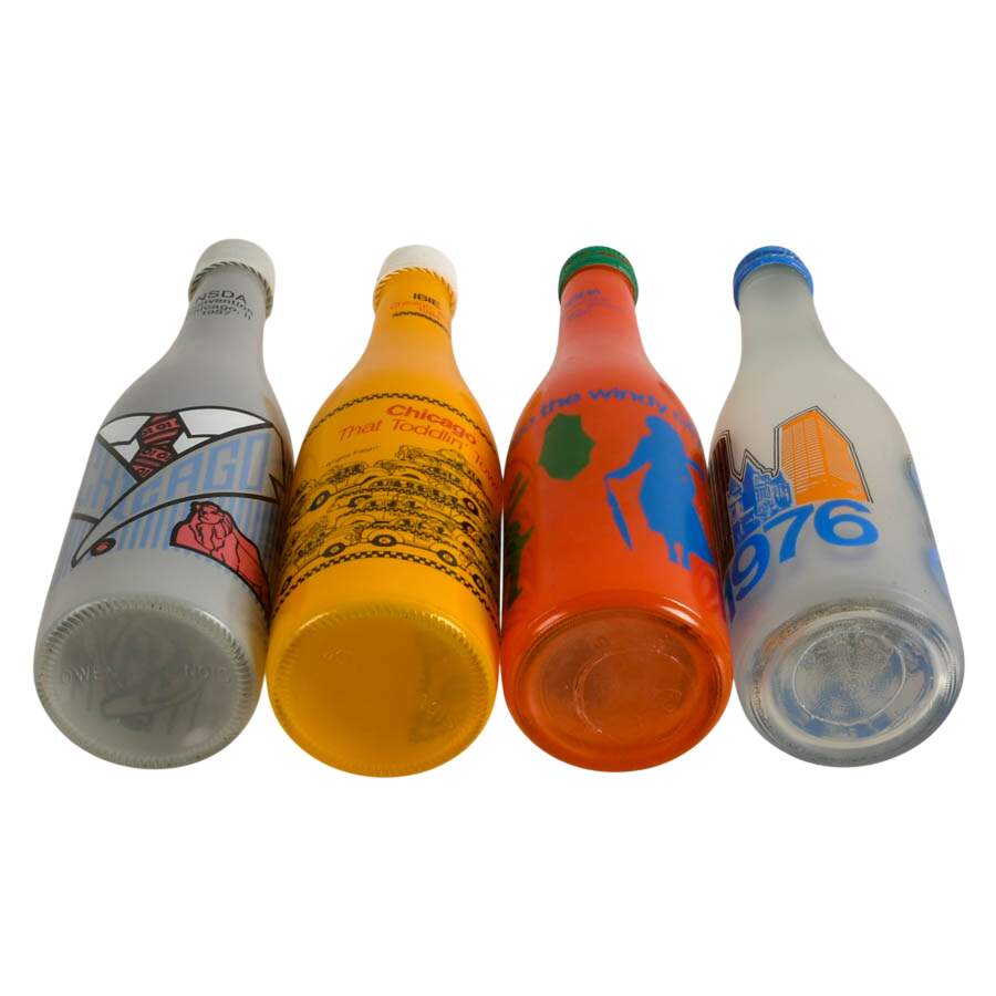 Set of Four Chicago Illinois NSDA Convention Commemorative Bottles-5