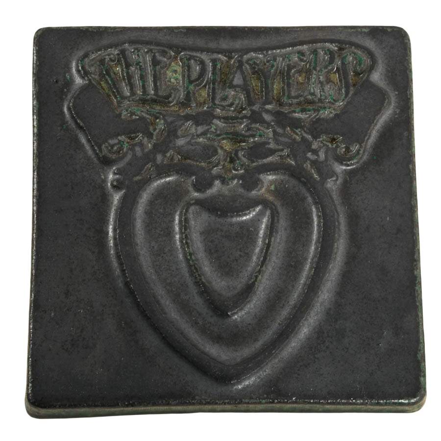 Pewabic Pottery The Players Clubhouse Detroit Commemorative Tile-1