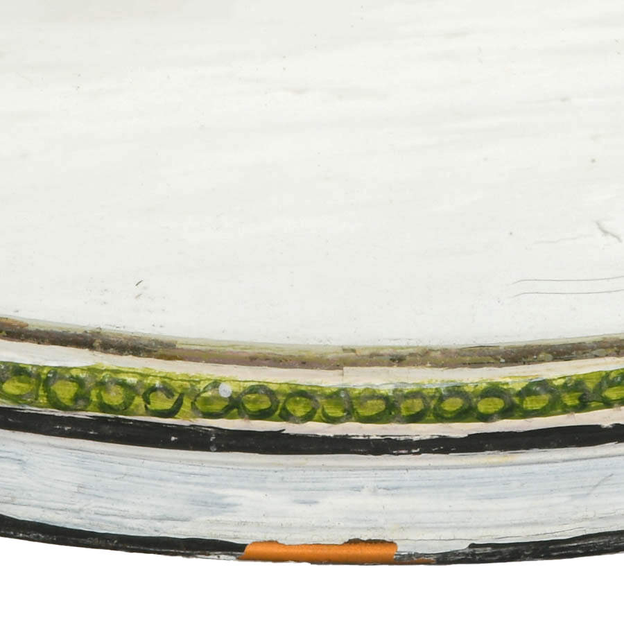Thompson Glass & Paint Co. Los Angeles Round Painted Wood Mirror-3