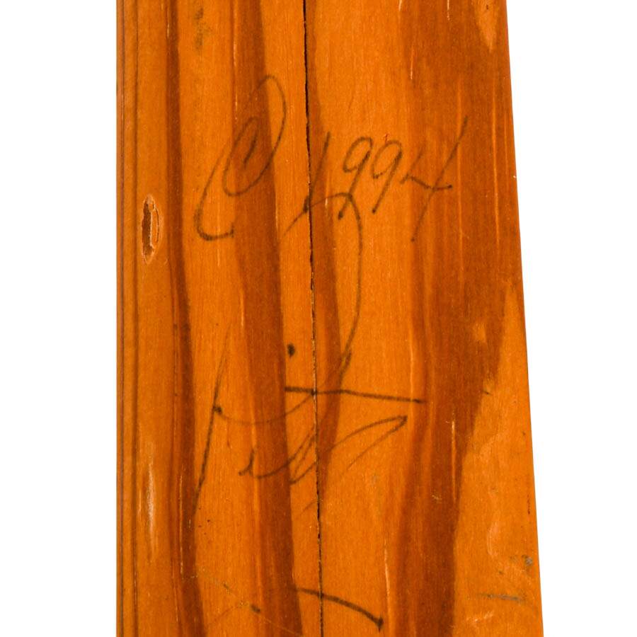 Signed R.A. Pitz Hand-Carved Whimsical Wood Wall Mirror-7
