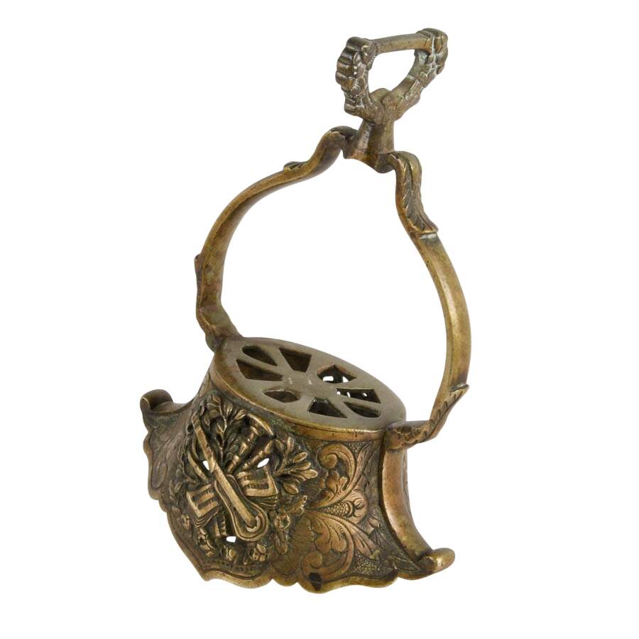 Antique Belgian Scholberg & Gadet Brass Equestrian Stirrup-3
