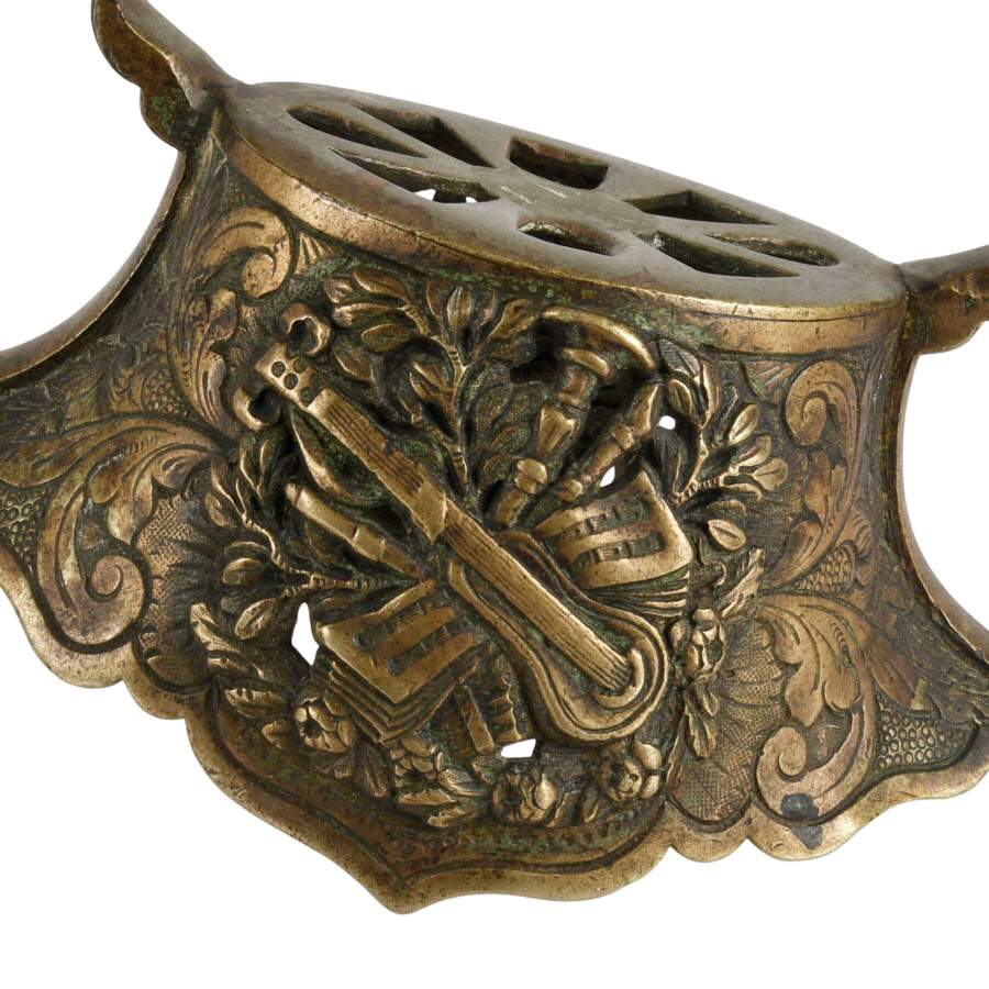 Antique Belgian Scholberg & Gadet Brass Equestrian Stirrup-2