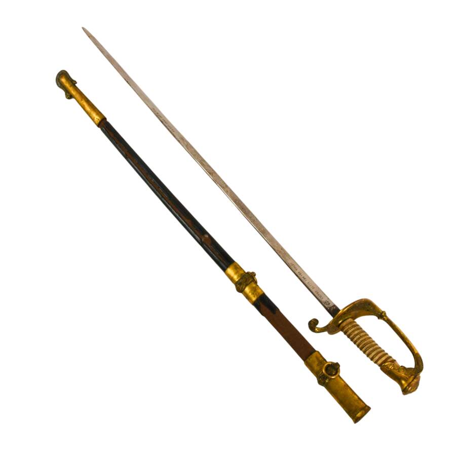Commander Alvin Edward Moore U.S. Navy Officer Ceremonial Sword-2