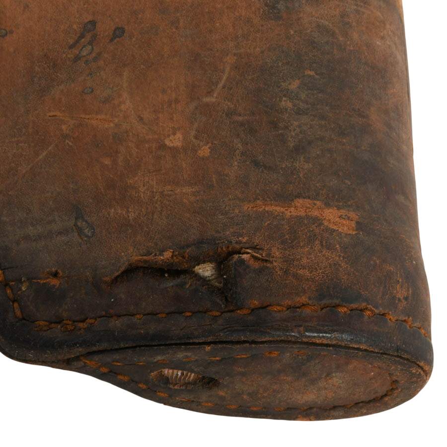 U.S. 1942 Dated M1 Garand Rifle Leather Jeep Scabbard by Hickok-10