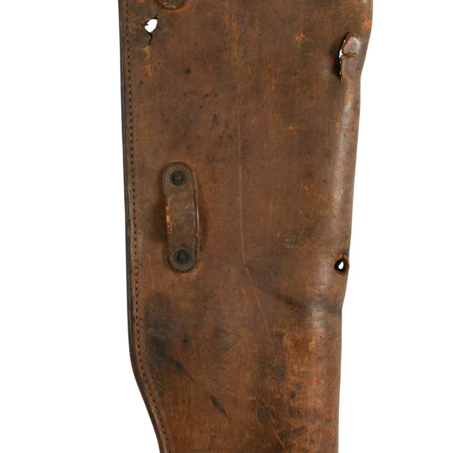 U.S. 1942 Dated M1 Garand Rifle Leather Jeep Scabbard by Hickok-4