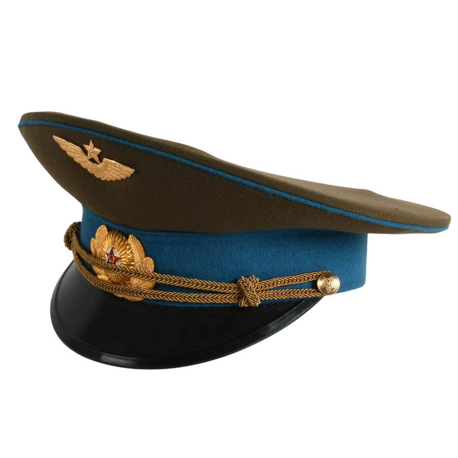 USSR Soviet Air Force Officer's Military Dress Cap-4