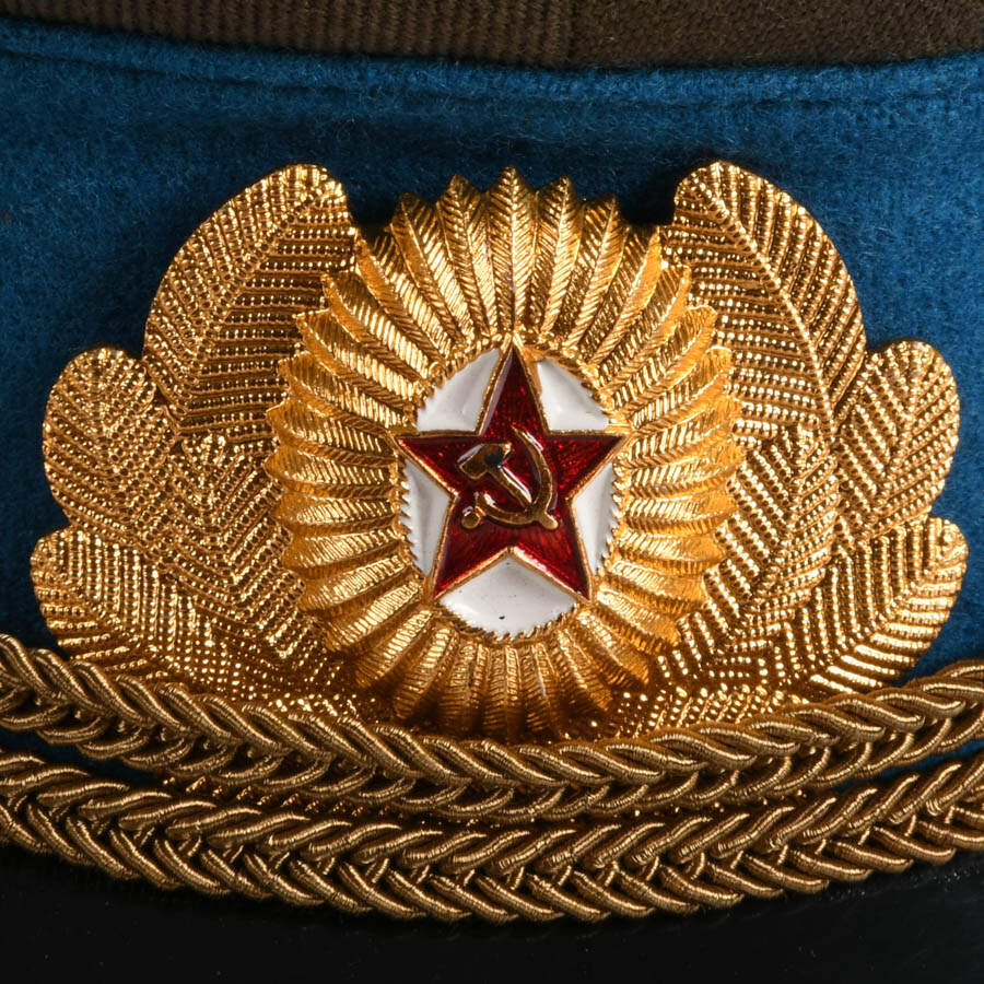 USSR Soviet Air Force Officer's Military Dress Cap-2