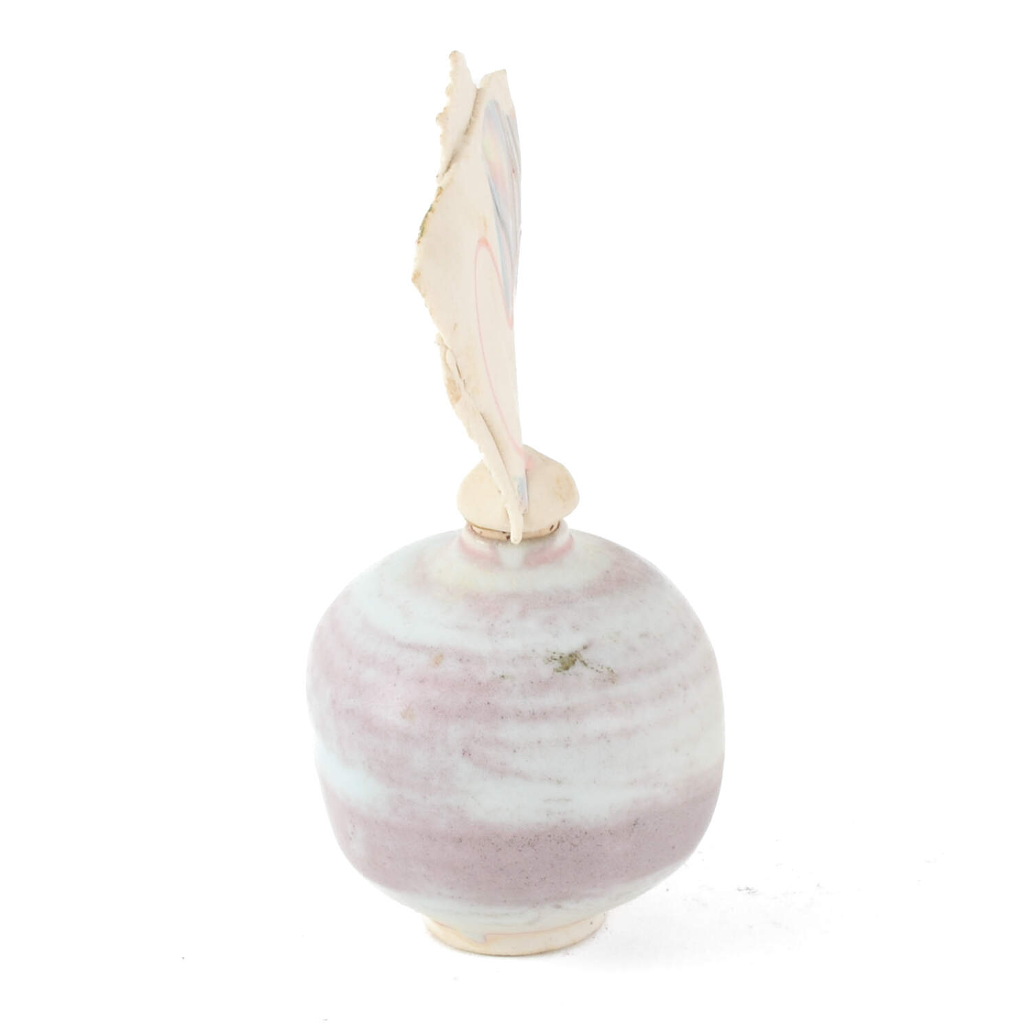 Signed Julie Thompson Pottery Perfume Bottle-4