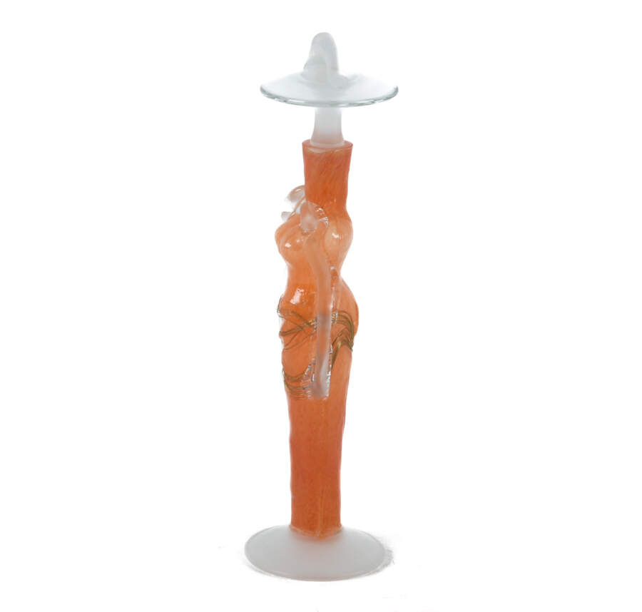 Elena Graure Manta Orange Figural Perfume Bottle-2