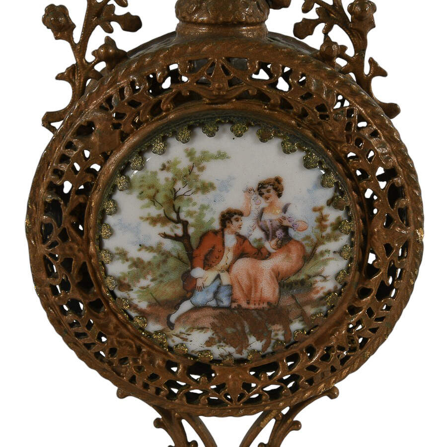 Matched Pair of Ormolu Perfume Bottles-8