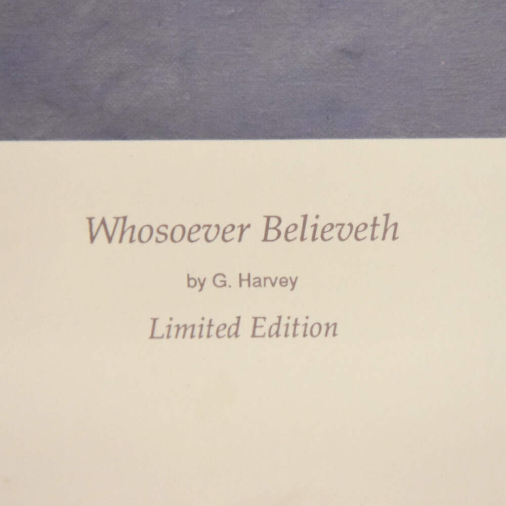 Limited Edition Print "Whosoever Believeth" by Gerald Harvey Jones-5