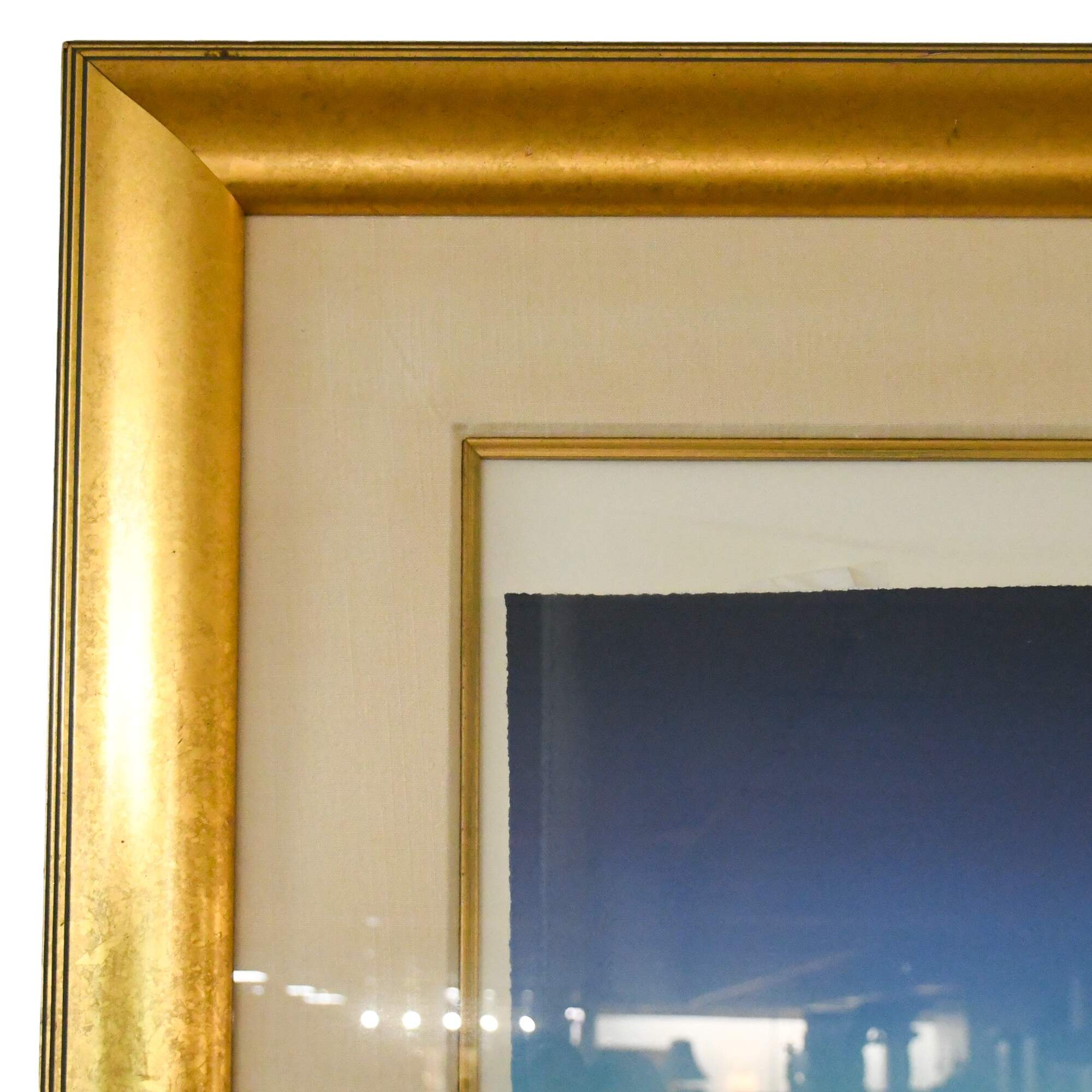 Framed Signed R.C. Gorman Lithograph "Thistle Jar"-4