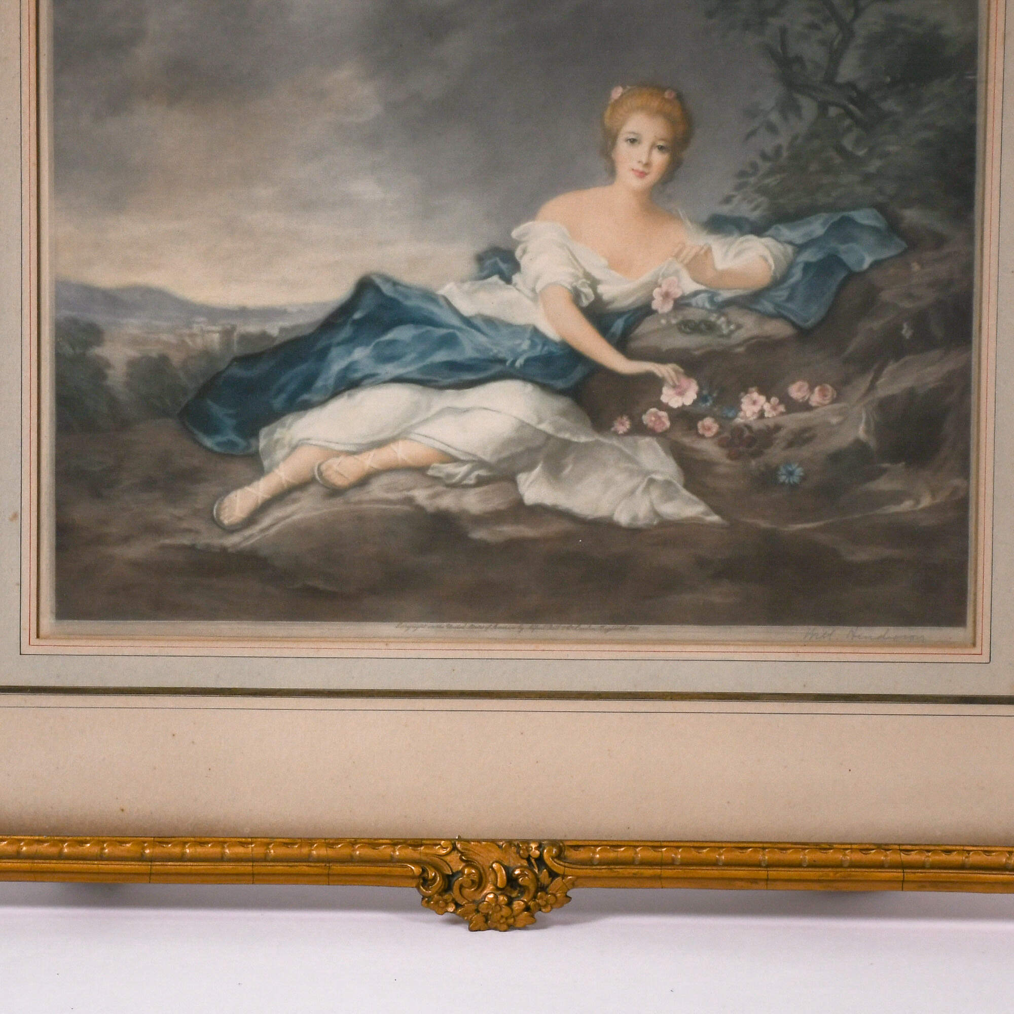 Framed Print After J.M. Nattier Painting of Henriette de Bourbon-11