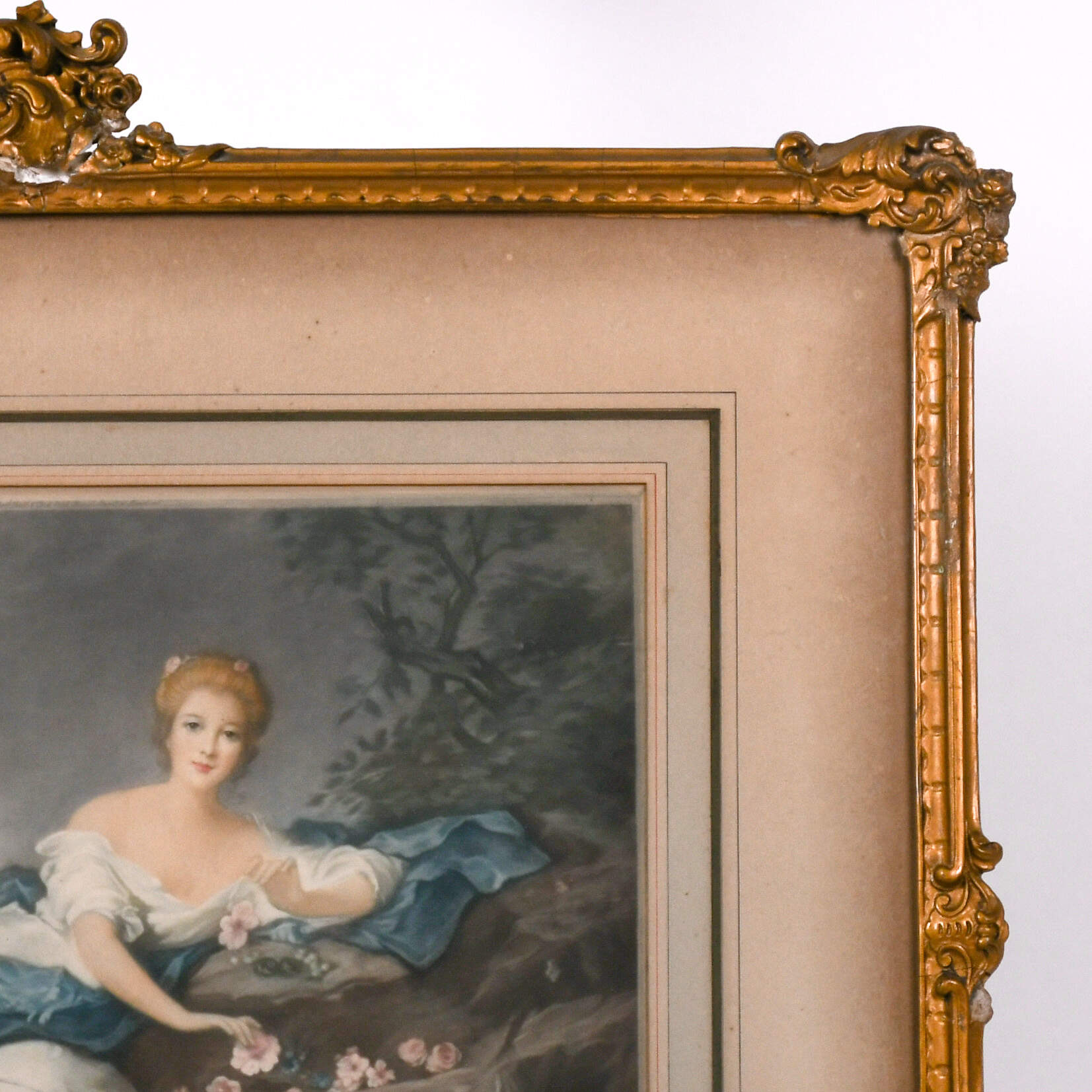 Framed Print After J.M. Nattier Painting of Henriette de Bourbon-6
