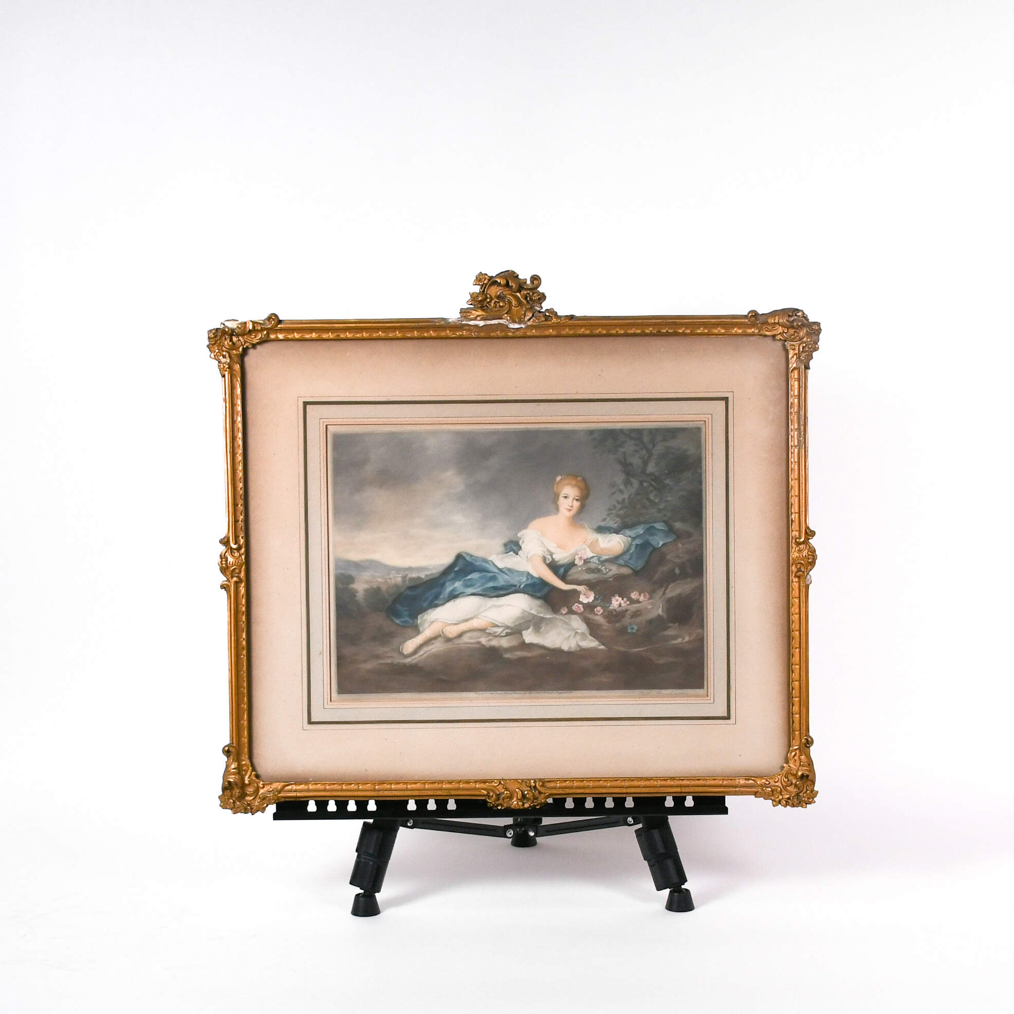 Framed Print After J.M. Nattier Painting of Henriette de Bourbon-3