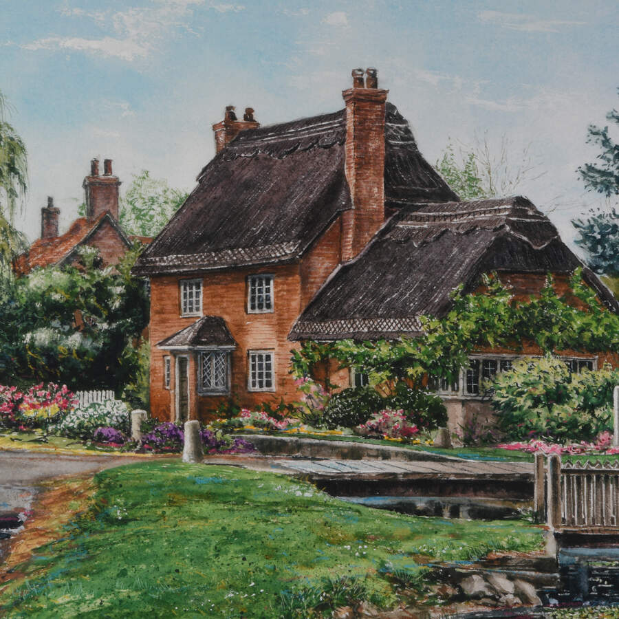 Print of William Mangum's "Glenn House #54"-4