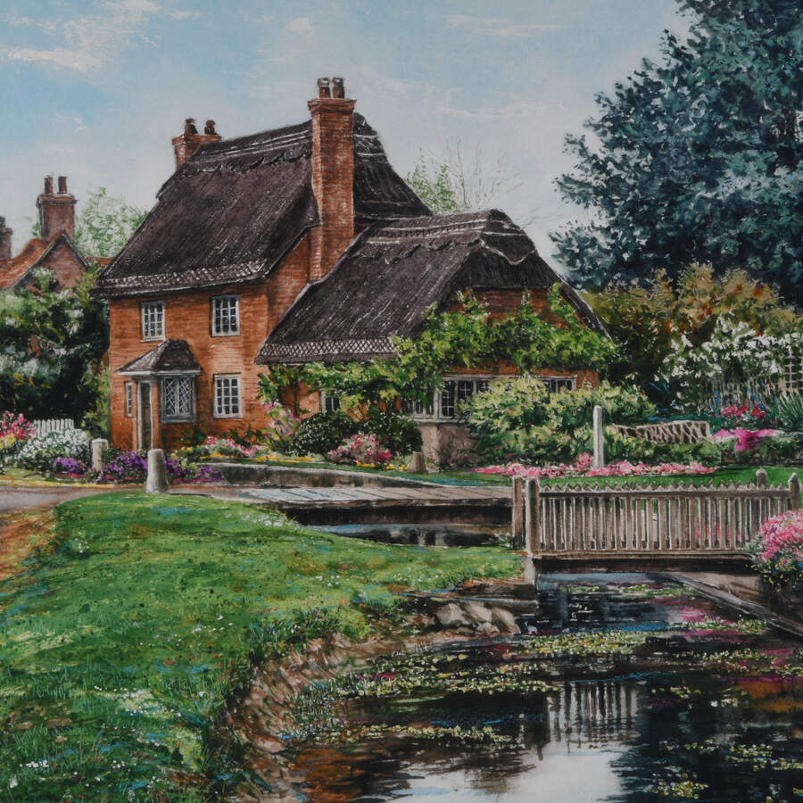 Print of William Mangum's "Glenn House #55"-3