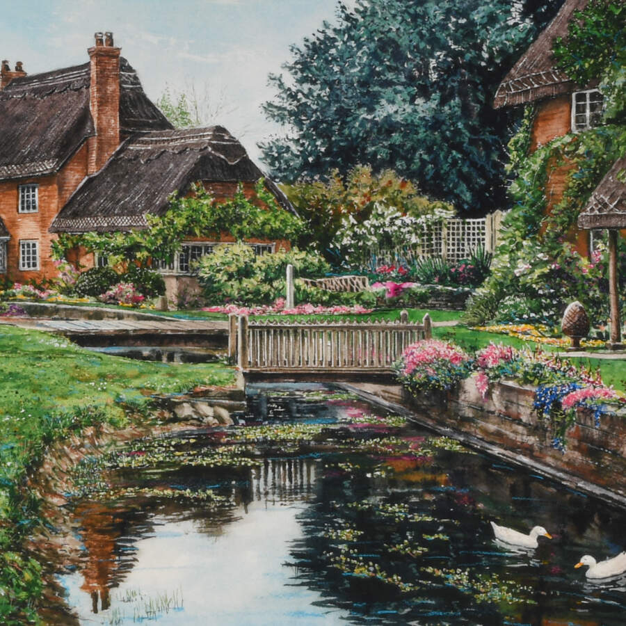 Print of William Mangum's "Glenn House #55"-2