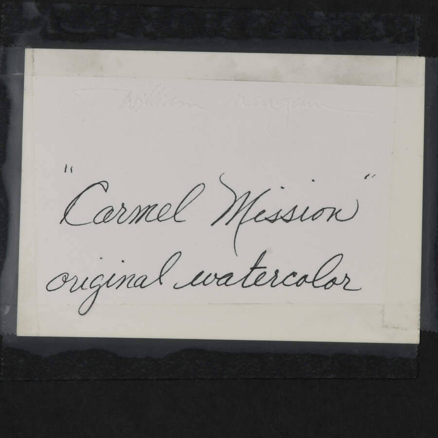 Framed Print of William Mangum's "Carmel Mission"-6
