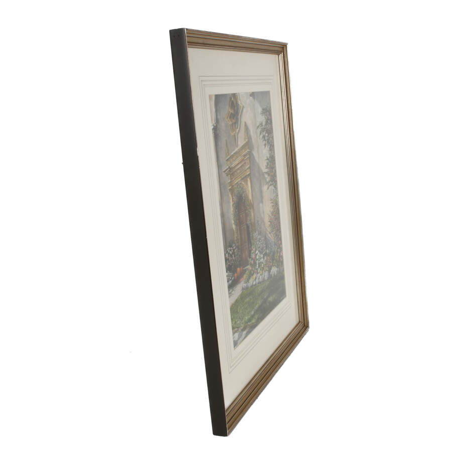Framed Print of William Mangum's "Carmel Mission"-4
