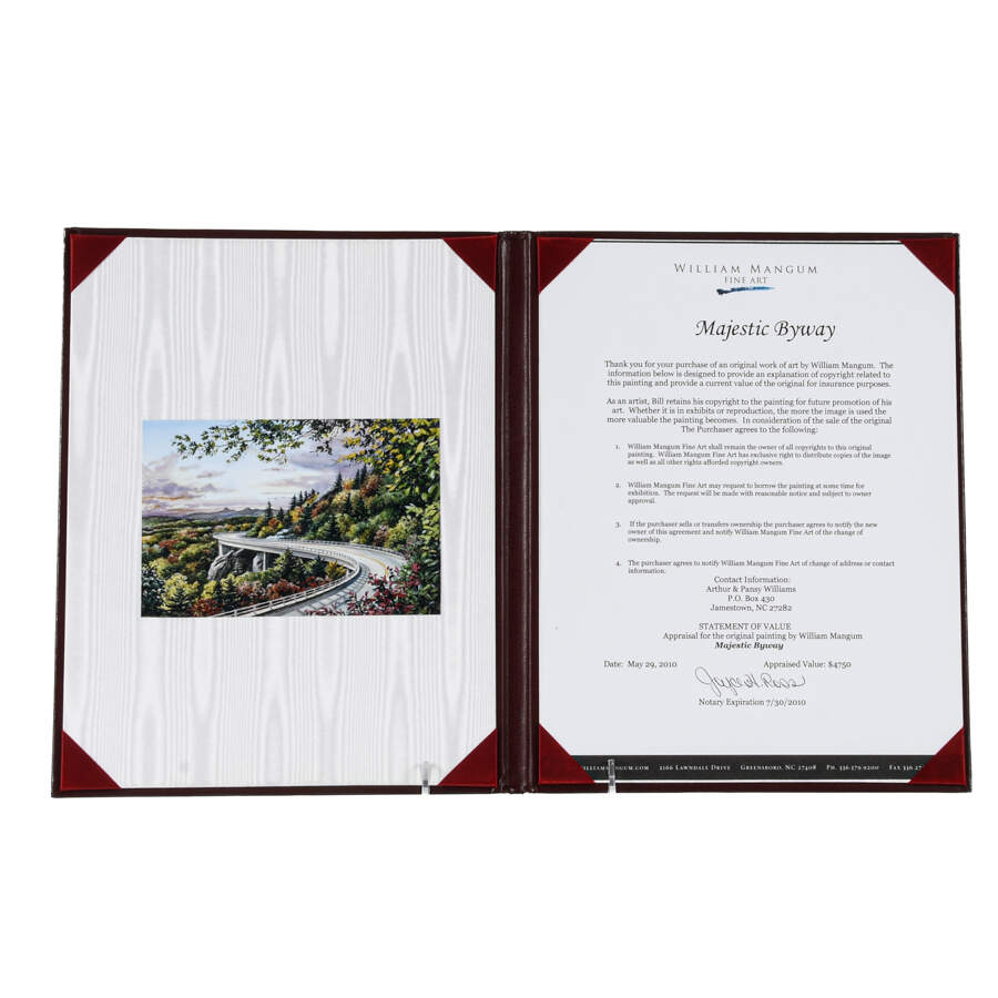 Framed Print of William Mangum's "Majestic Byway"-5
