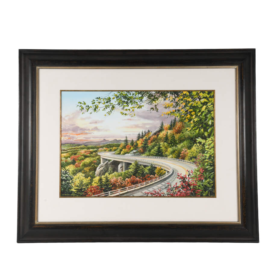 Framed Print of William Mangum's "Majestic Byway"-1