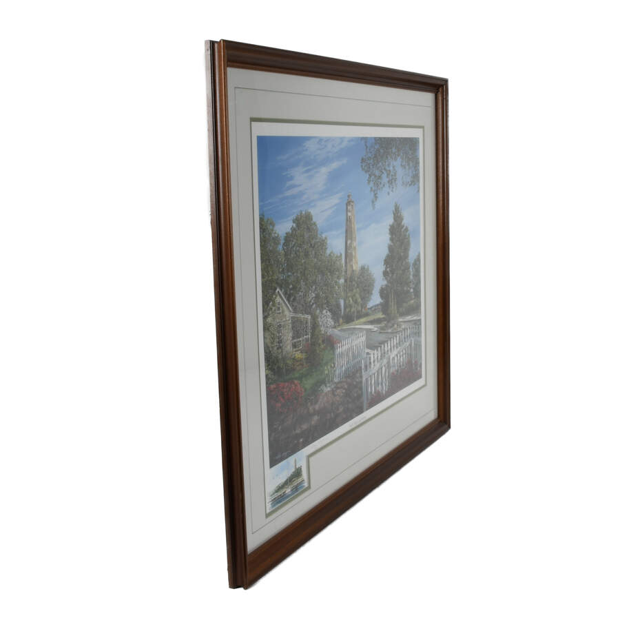 Framed Print of William Mangum's "Bald Head Lighthouse"-4