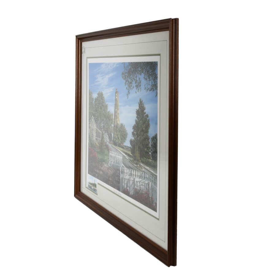 Framed Print of William Mangum's "Bald Head Lighthouse"-3