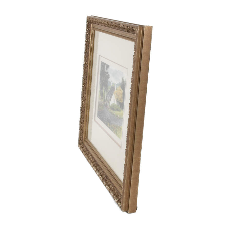 Framed Print of William Mangum's "White Cottage at Fork"-3