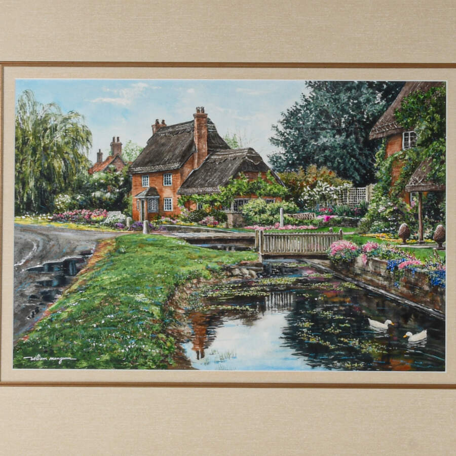 Framed Print of William Mangum's "Glenn House"-4