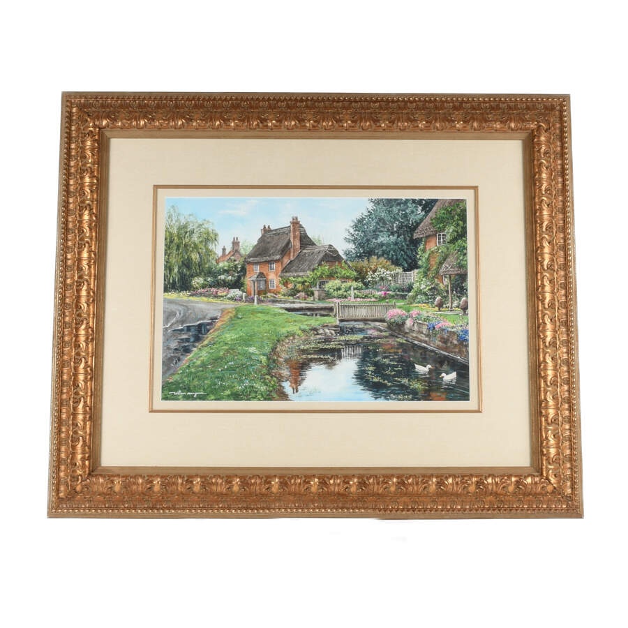 Framed Print of William Mangum's "Glenn House"-1