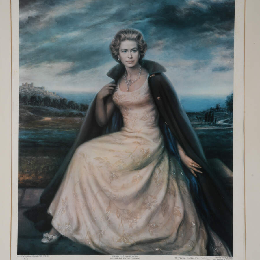 Framed Artist Proof Queen Elizabeth II 1/6 by Joe King-2