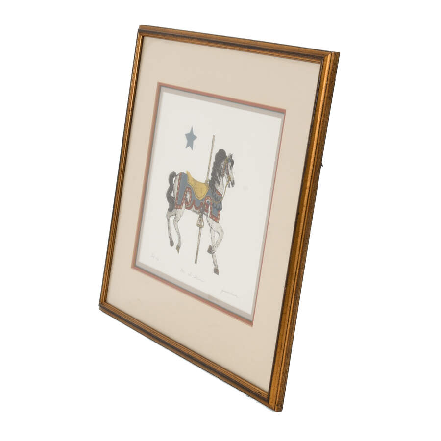 Famed Etching "Ade To Illians" Limited Edition 10/40 By Jane M. Burke-3