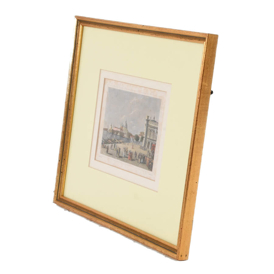 Antique Framed Hand-Colored Engraving by Lechard S.C.-3