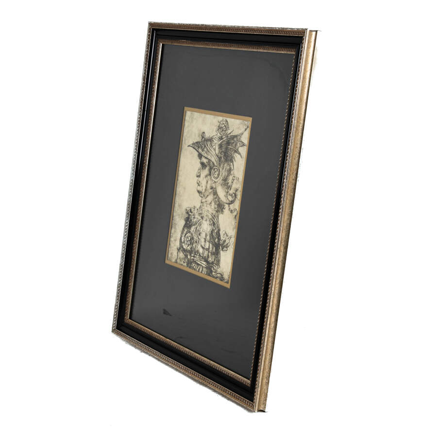 Framed Print of Knight Depicting Full Coat of Armor-3