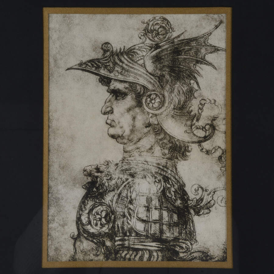 Framed Print of Knight Depicting Full Coat of Armor-2