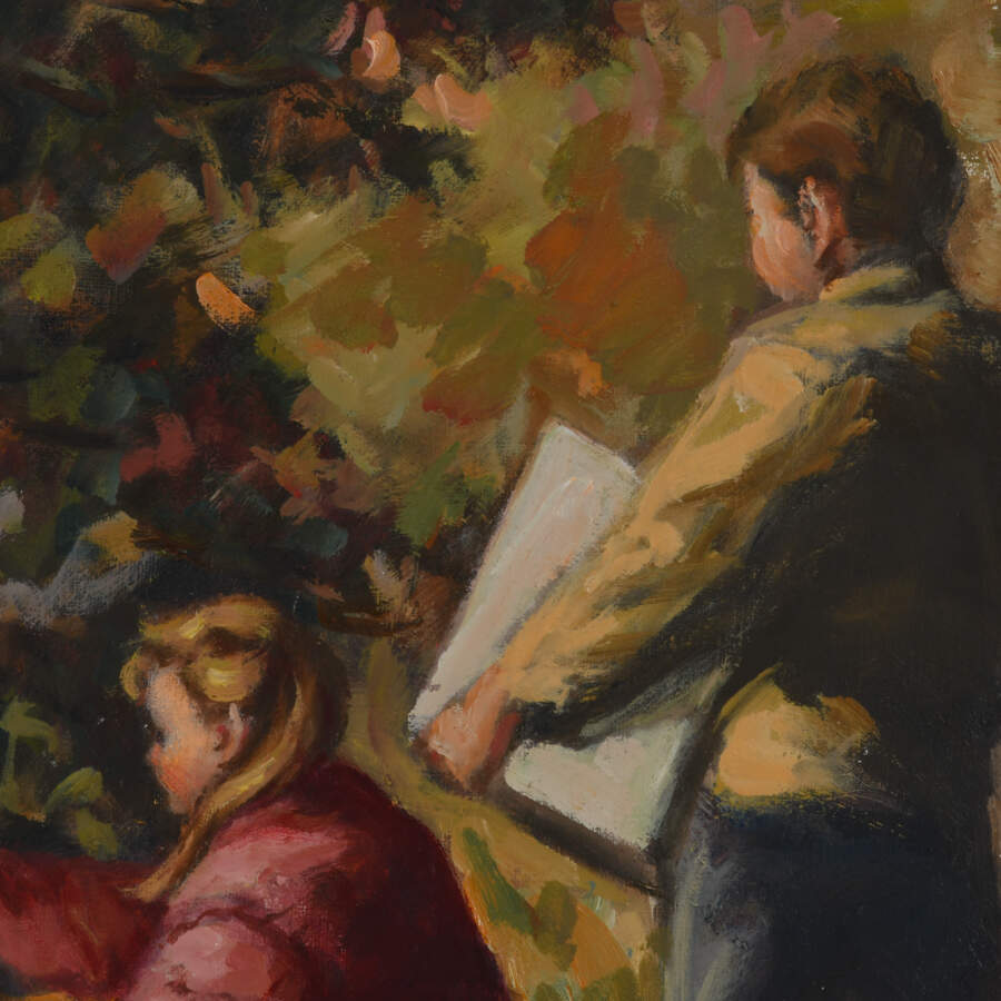 Original Oil on Canvas Titled "Family Still Life"-4