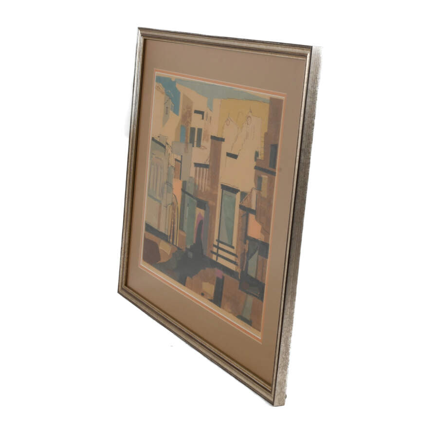 Framed Silkscreen Lithography Print of Riva Helfond's "Nauphia"-6