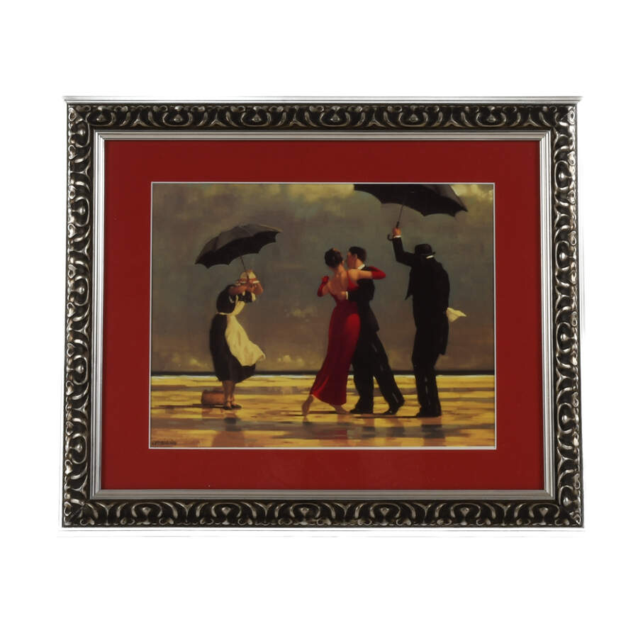Framed Print "The Singing Bulter" by Jack Vettriano-1