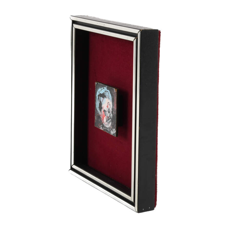 Framed Miniature Abstract by James Akston-4